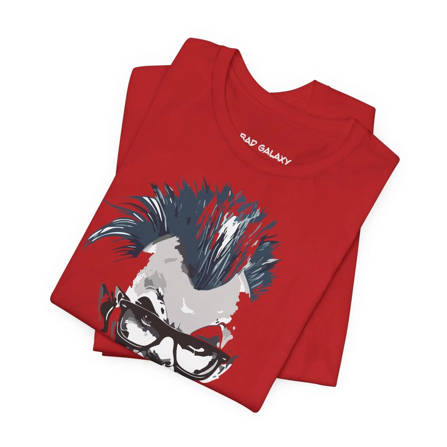 Punk Rock Tee Shirt From Bad Galaxy 100 Percent Cotton Eco Friendly Inks Made To Order USA Designed