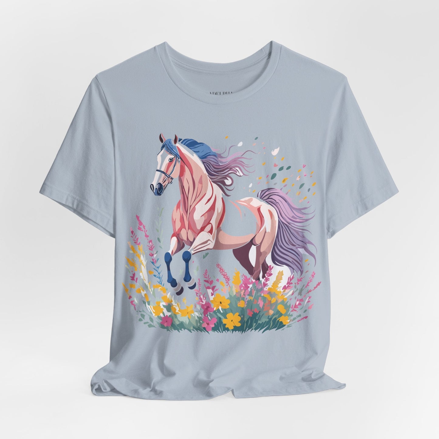 Horse Graphic Unisex 100 Cotton Vintage Animal Art T-Shirt 7