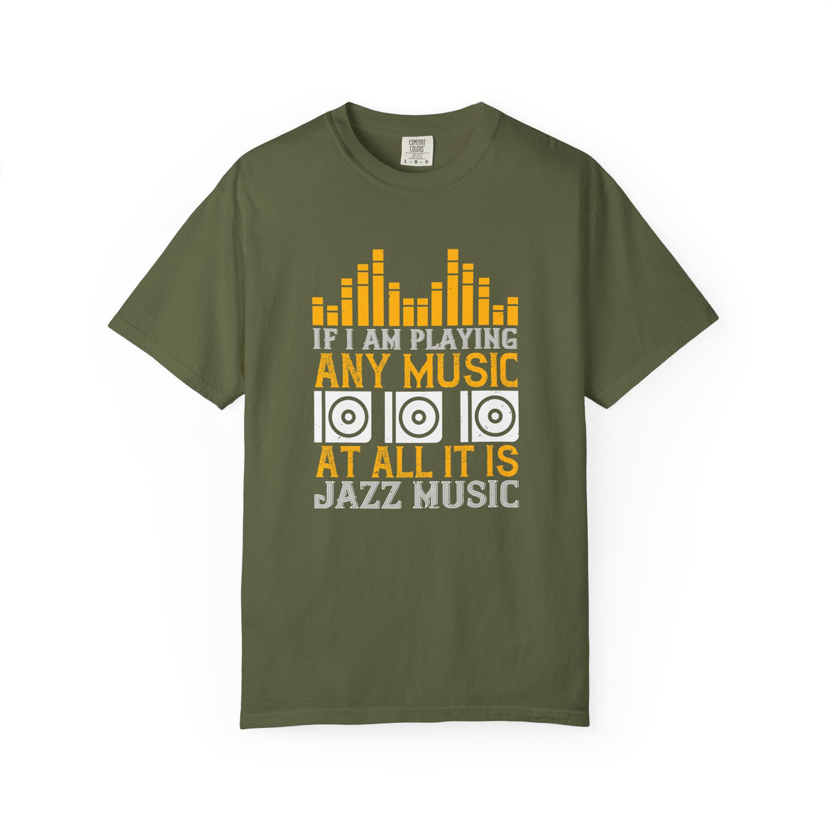 Jazz Music Graphic Unisex Heavy Cotton Art Designed T-Shirt m17
