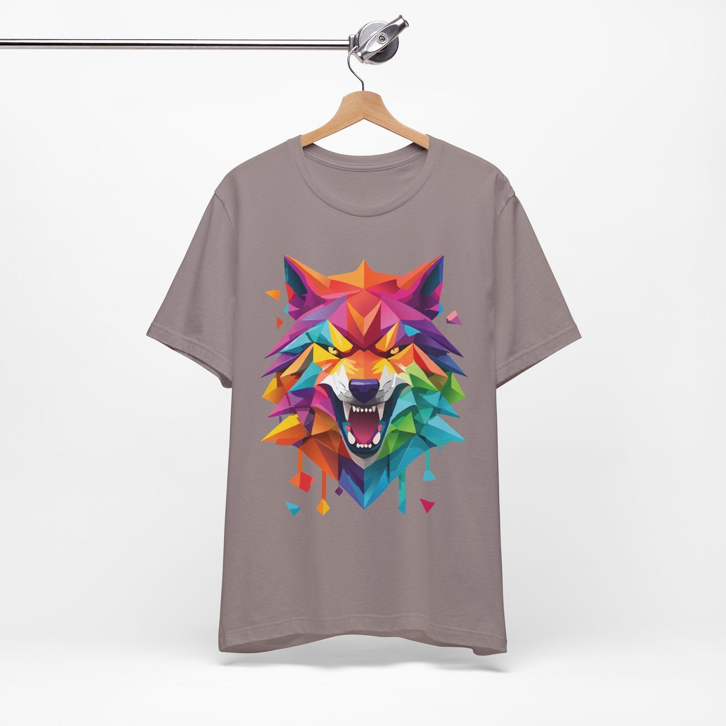 Unisex Animal Shirt With Art Design And Wild Animals Print Tee Short Sleeve Premium