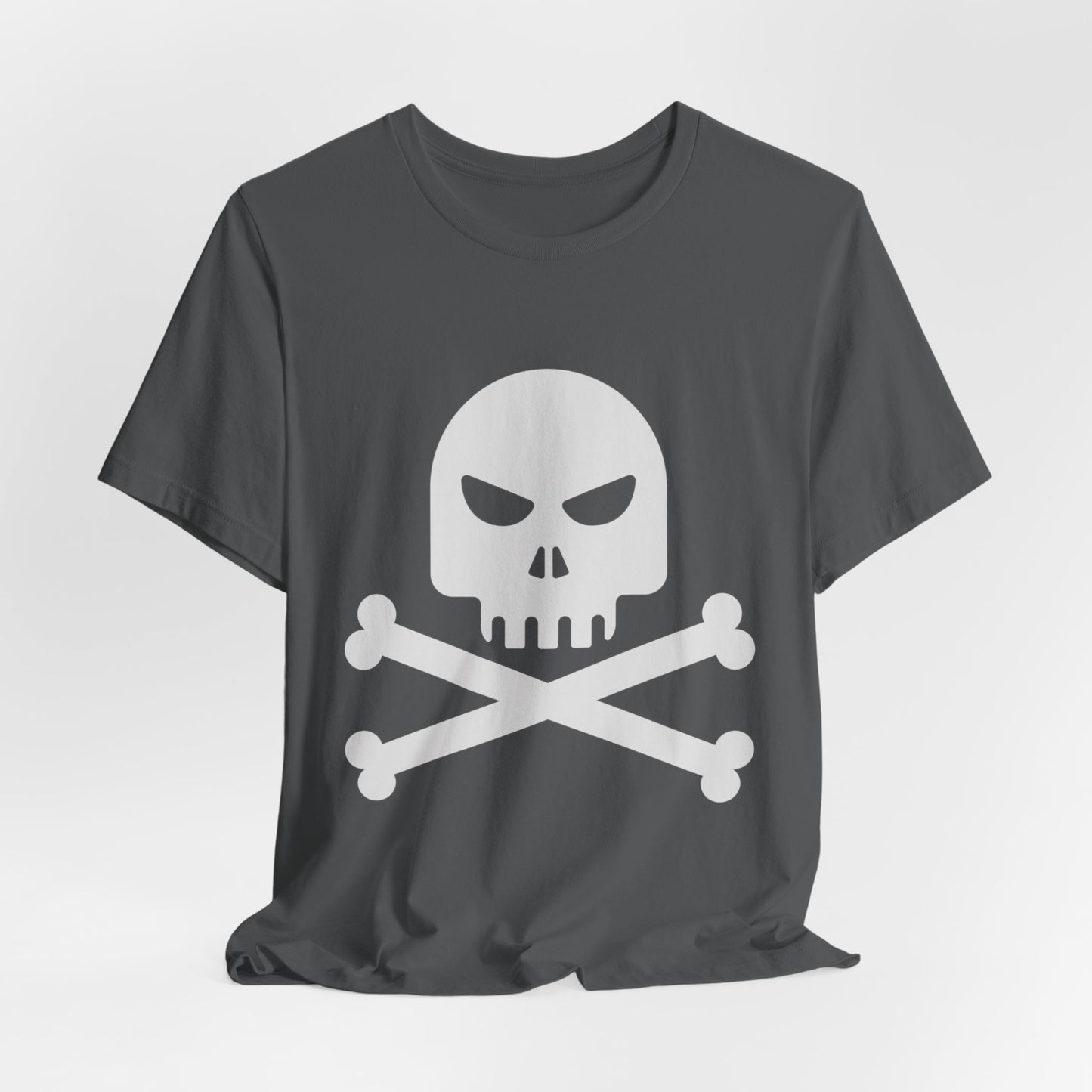 Unisex Cotton Tee Shirt with Skull