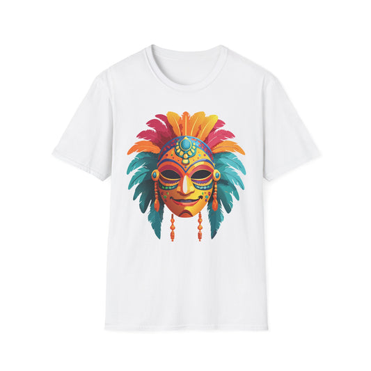 Mask Masquerade Carnival Graphic Tee Gildan Unisex 100 Cotton Tee Shirt m35