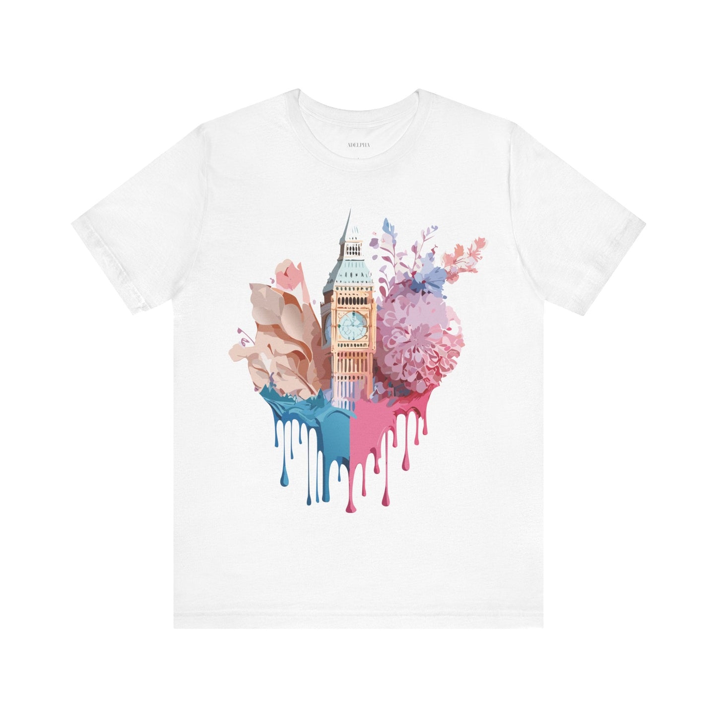 London Tourist Shirt Graphic Tee Unisex Jersey Short Sleeve Adelpha Vintage Inspired Artwork