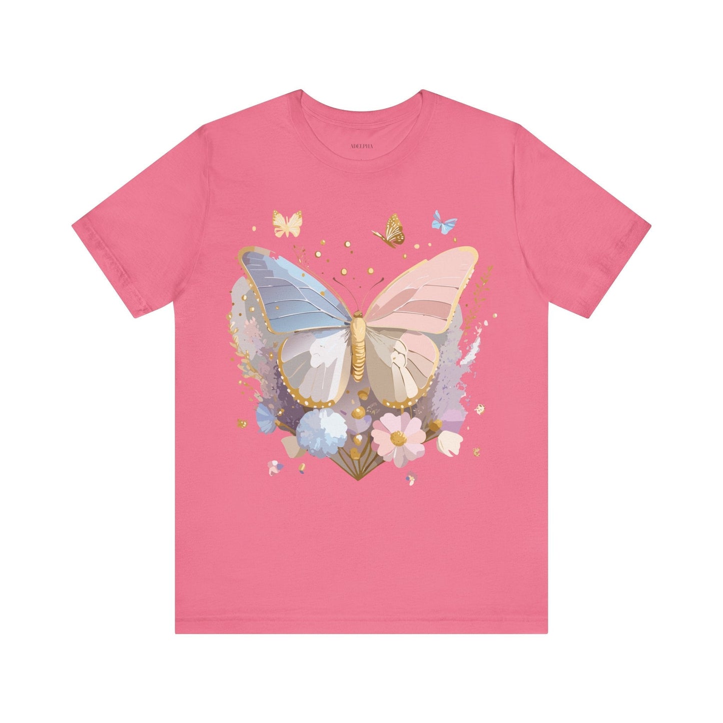 Butterfly Graphic Tee Adelpha Unisex Short Sleeve Shirt Vintage Inspired Art