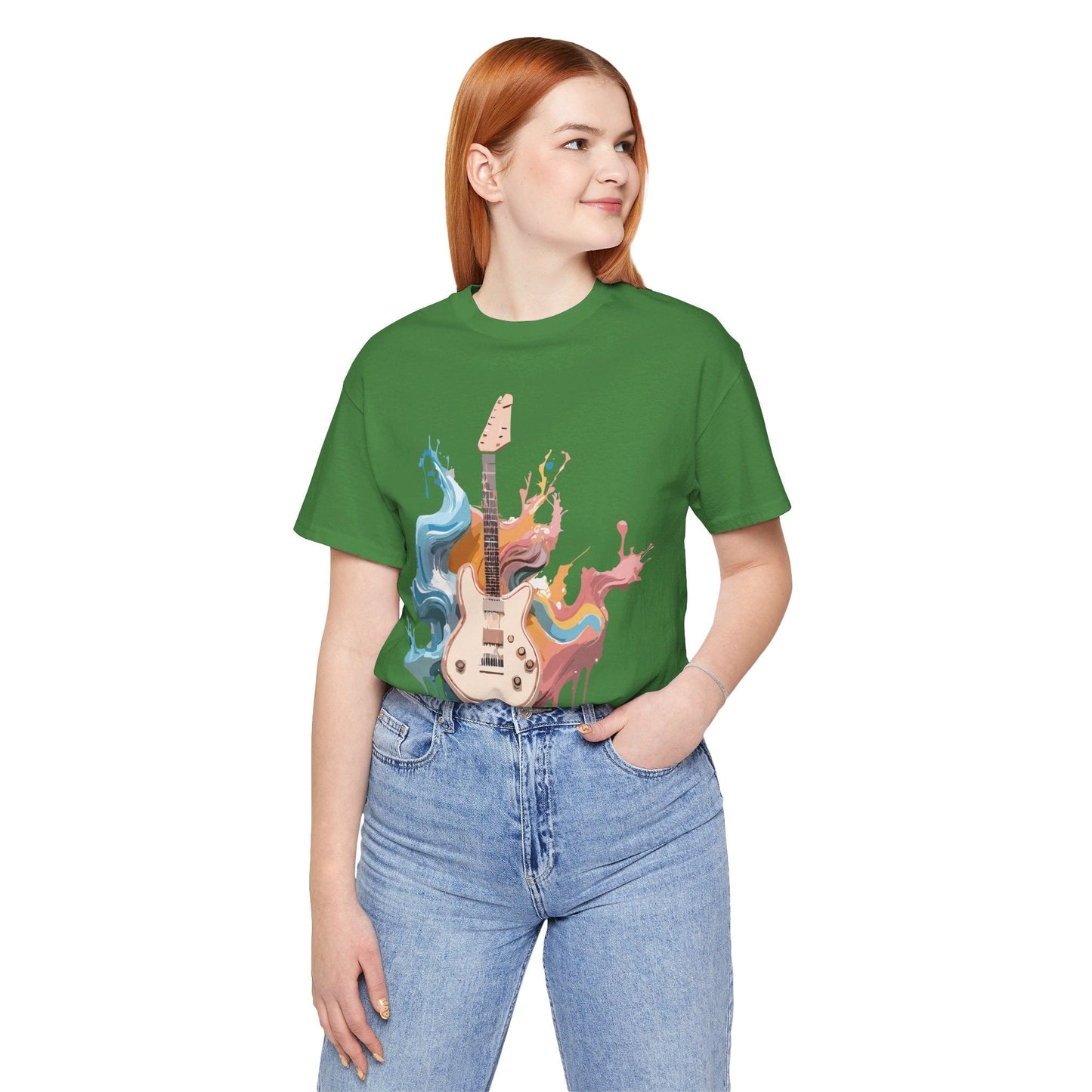 Adelpha Music Graphic T Shirt Unisex Short Sleeve Vintage Inspired Art Tee For Everyday Casual Wear