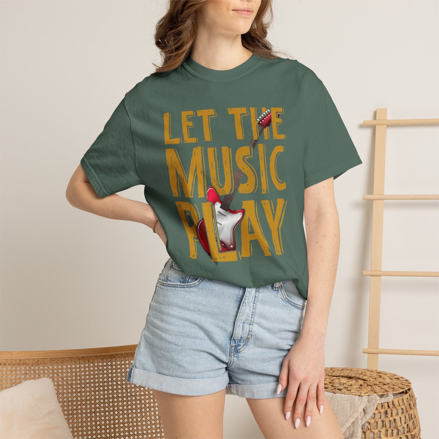Music Graphic Design Unisex Cotton T-shirt 002