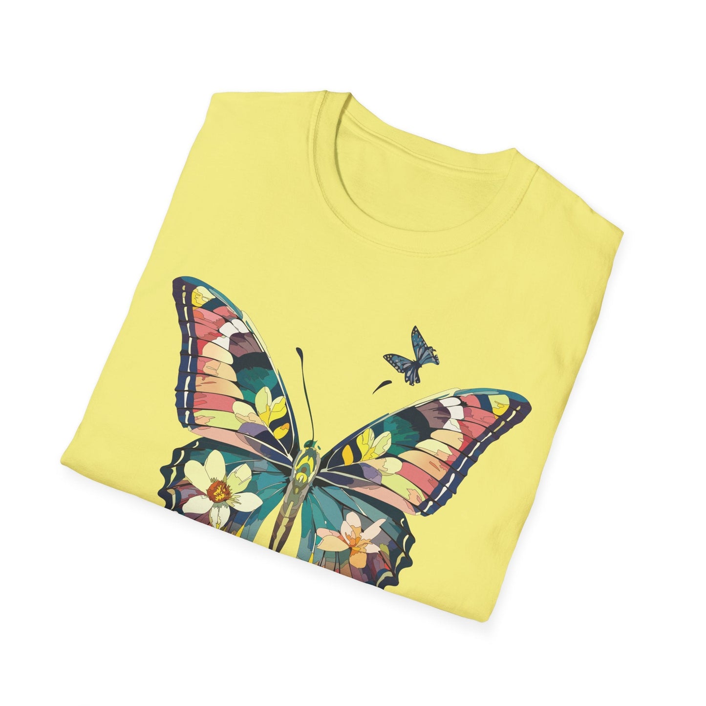 Butterfly T Shirt For Unisex Softstyle 64000 Short Sleeve Monarch Butterfly Tee Design