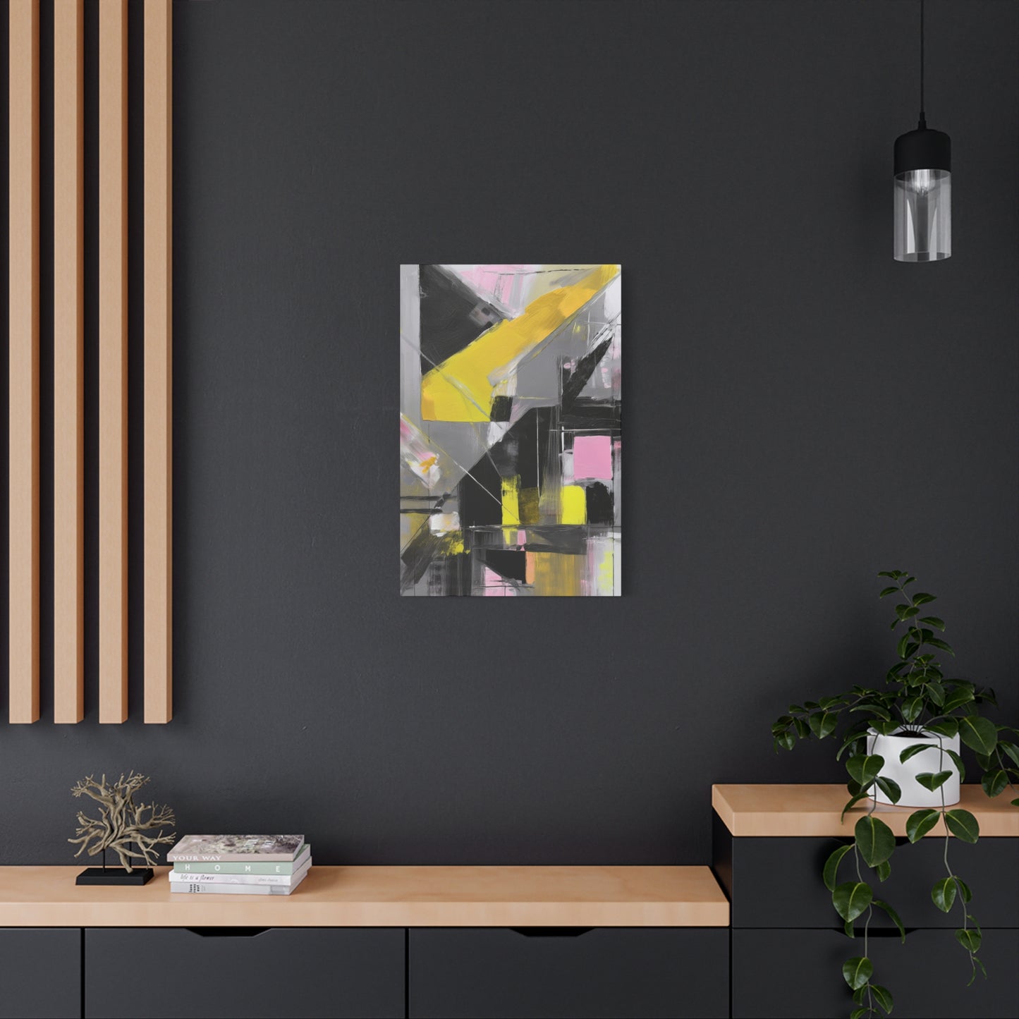 Abstract Geometric Painting Print Canvas 20x24,20x30,24x30 24x32,24x36,30x40 32x48,36x48,40x60 Pine-Wood Inner Frame ABS-38