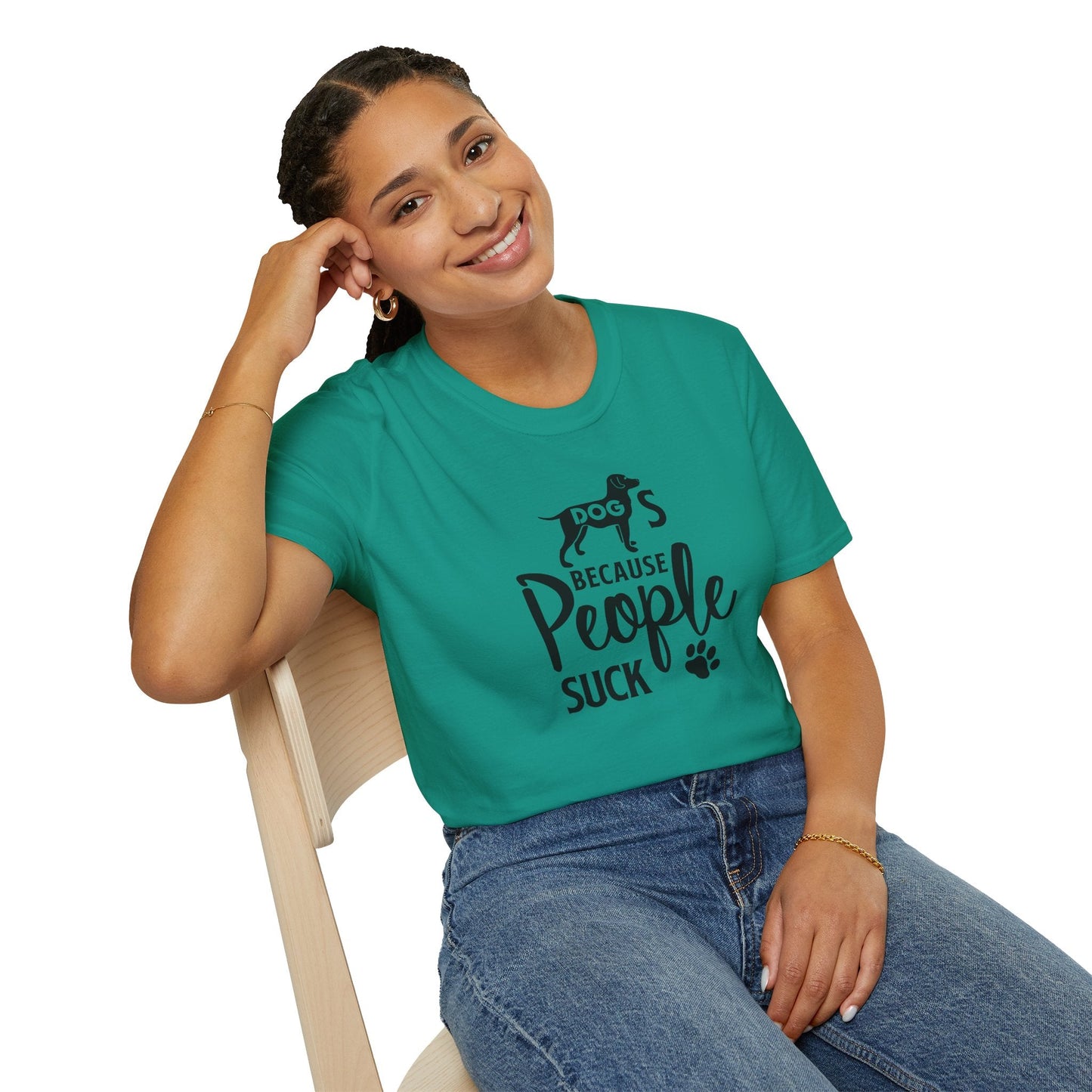 Dog Slogan T Shirts With Funny Quotes Unisex Softstyle Tee Gildan 64000 100 Percent Ring Spun Cotton