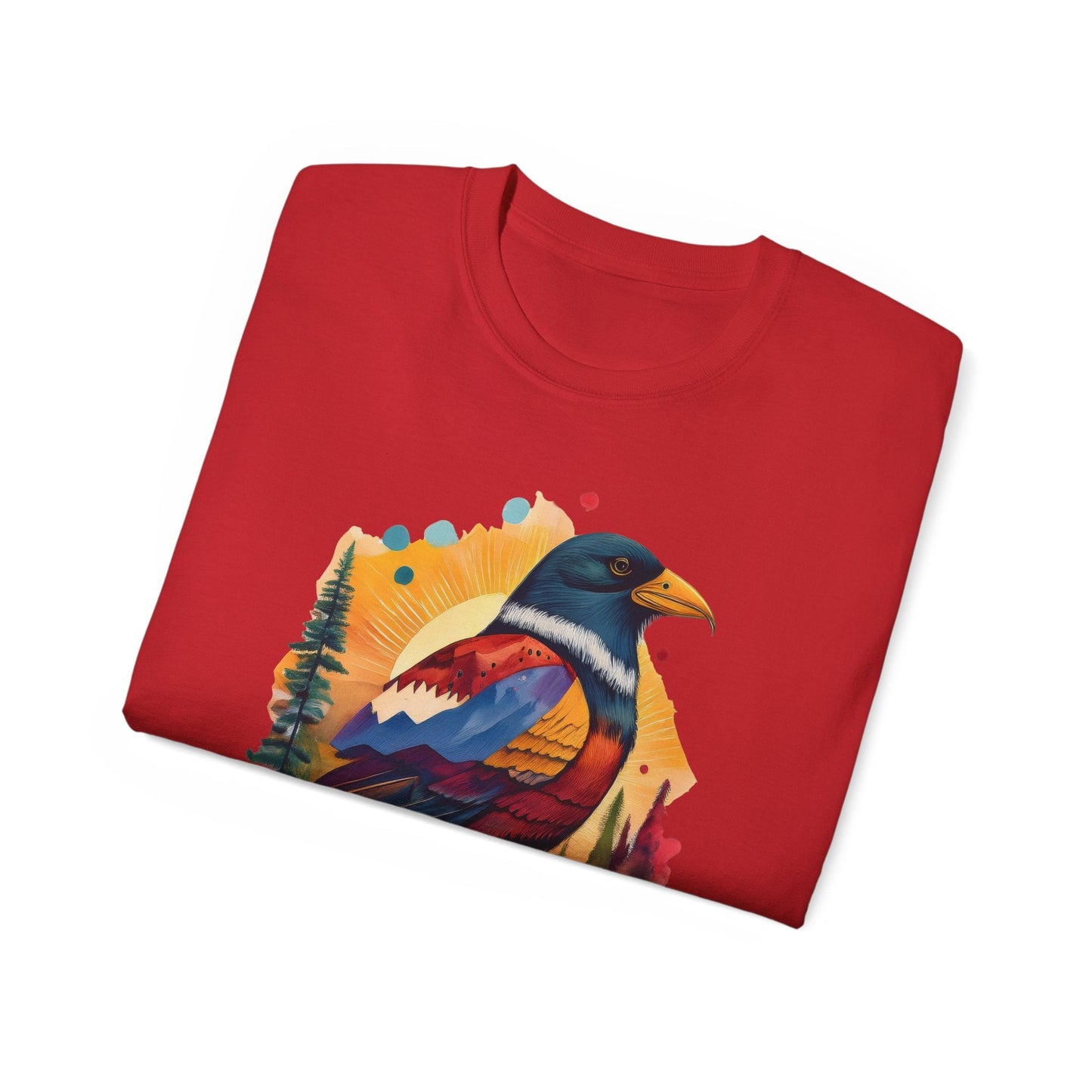 Colorado Bird Graphic Unisex Cotton T‑Shirt 3
