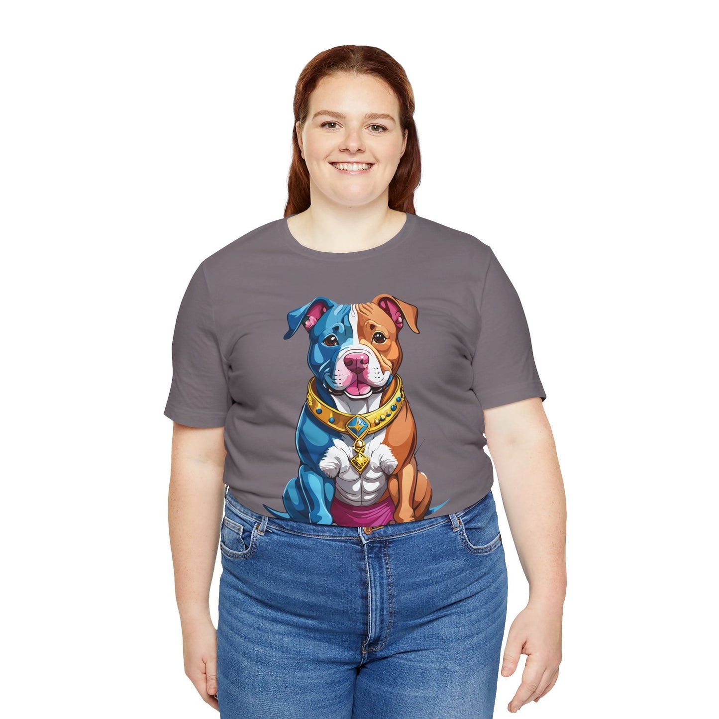 Unisex Animal Shirt Art Design Tee With Wild Animals Print Short Sleeve Jersey Tee