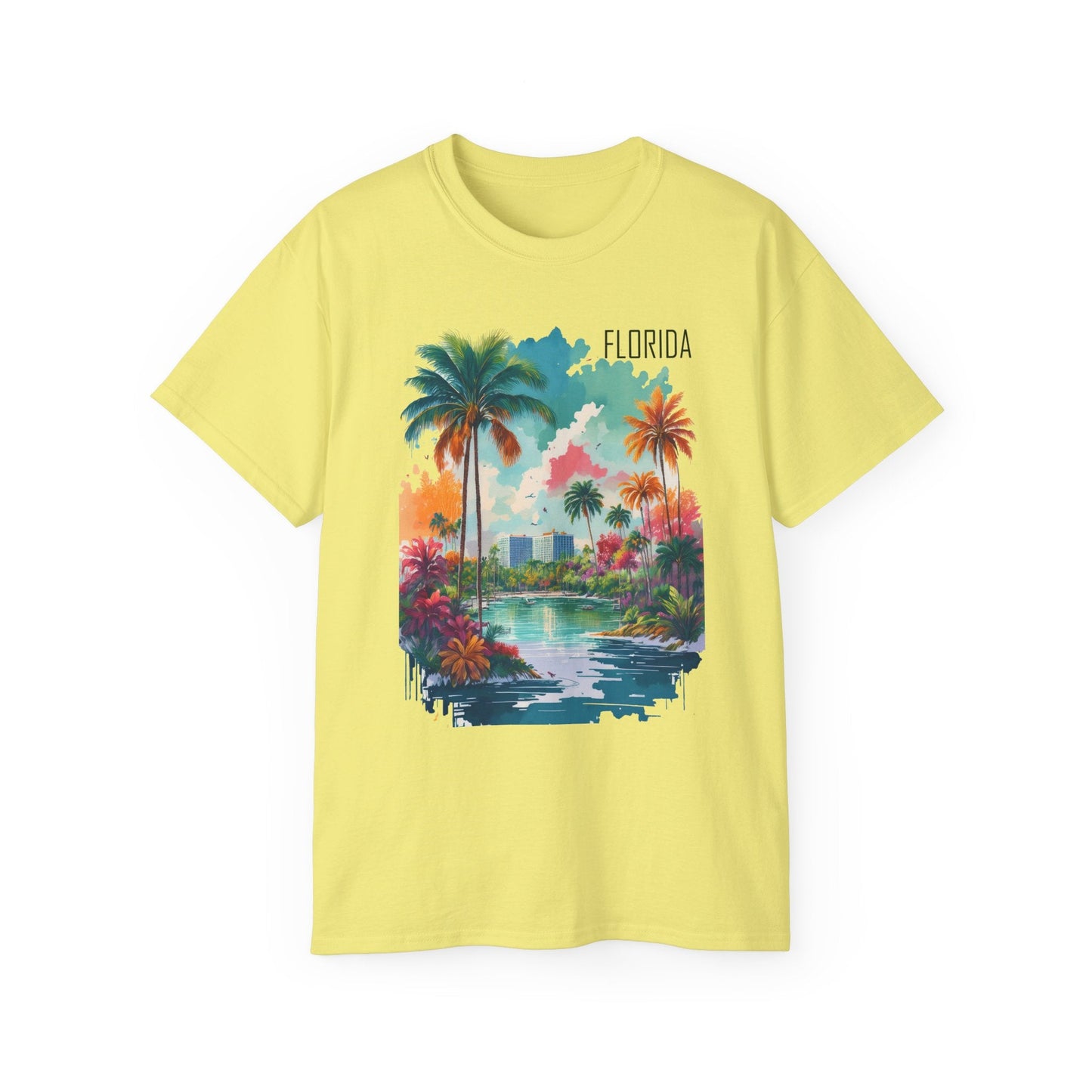 Florida Graphic Unisex Cotton T‑Shirt 2