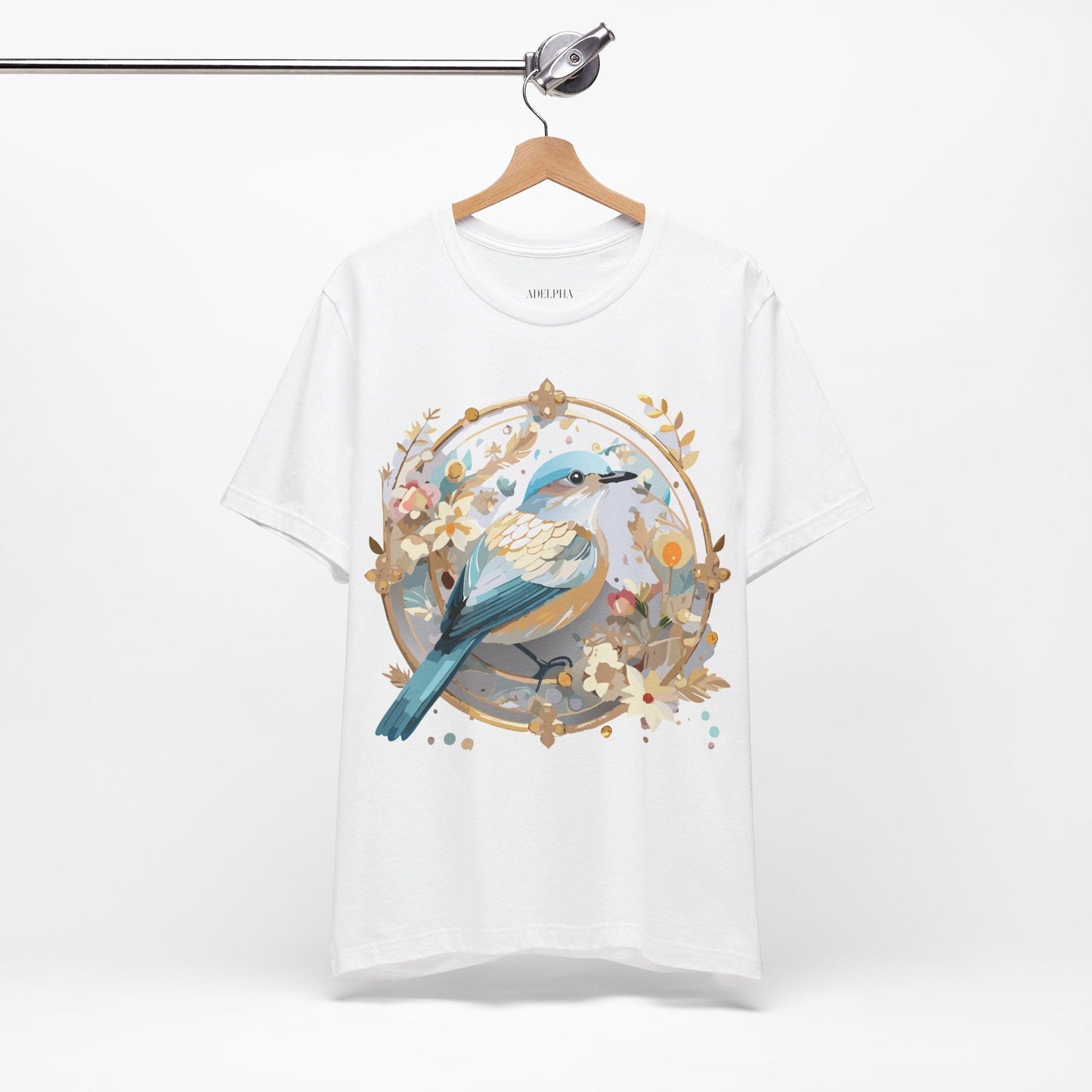 Adelpha Medallion Graphic T Shirt Unisex Short Sleeve Vintage Inspired Art Design