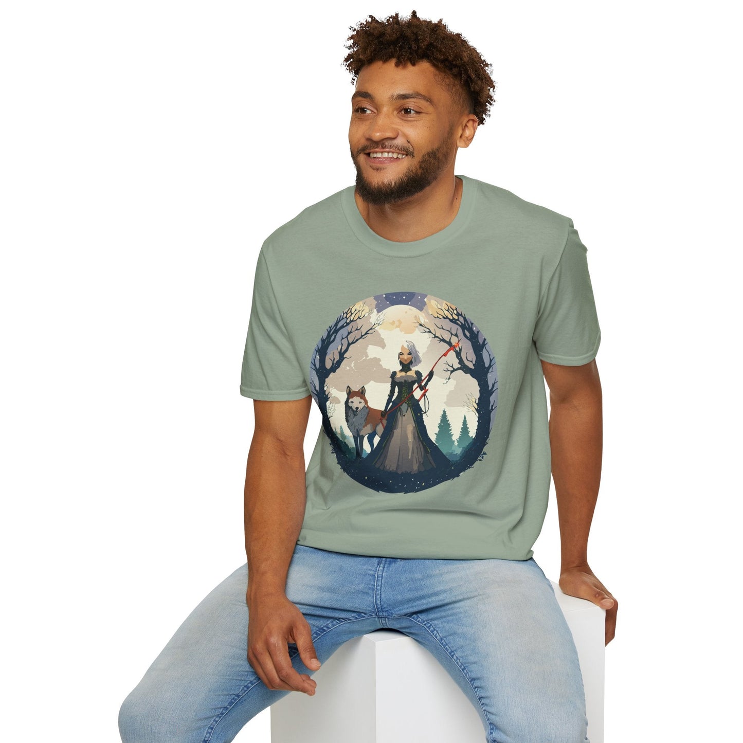 Womens Graphic T Shirts Ladies Art Design Tee Unisex Softstyle Cotton Tee Everyday Comfort