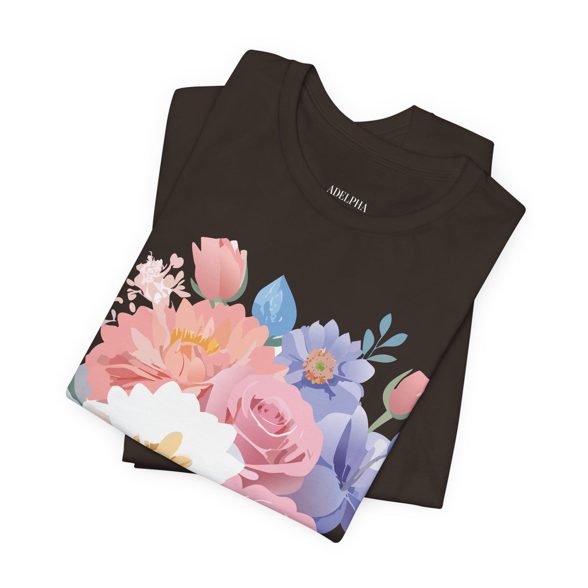 Floral Graphic Tee Shirt - Bella+Canvas Unisex 100 Cotton 29