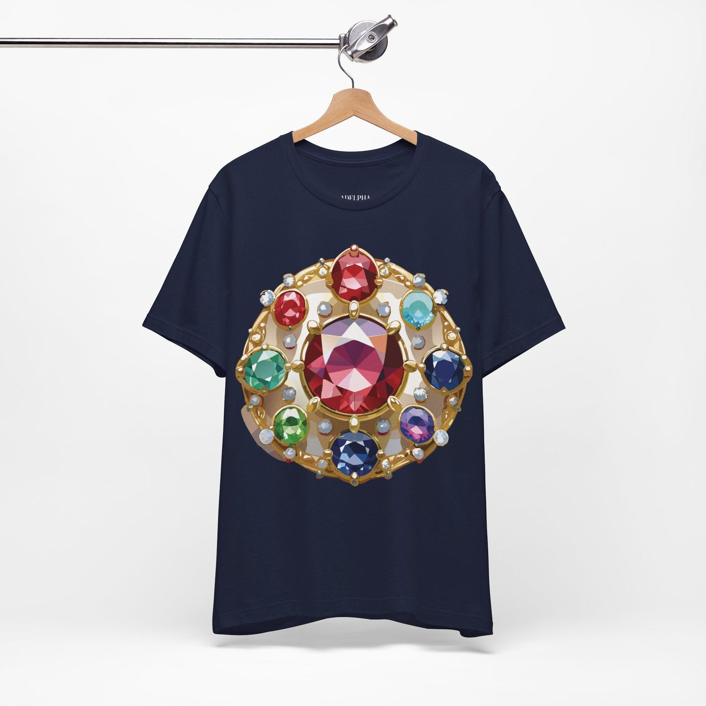 Adelpha Graphic T Shirt Unisex Vintage Artwork Tee Jewelry Design Short Sleeve Art Print