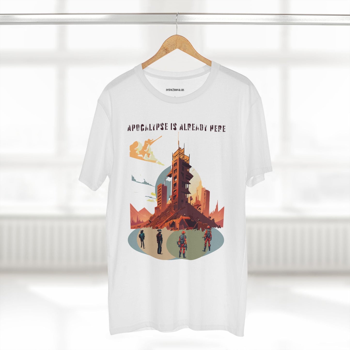 Cataclysm Doomsday Shirt Unisex Premium Cotton Tee With Original Retro Art Design