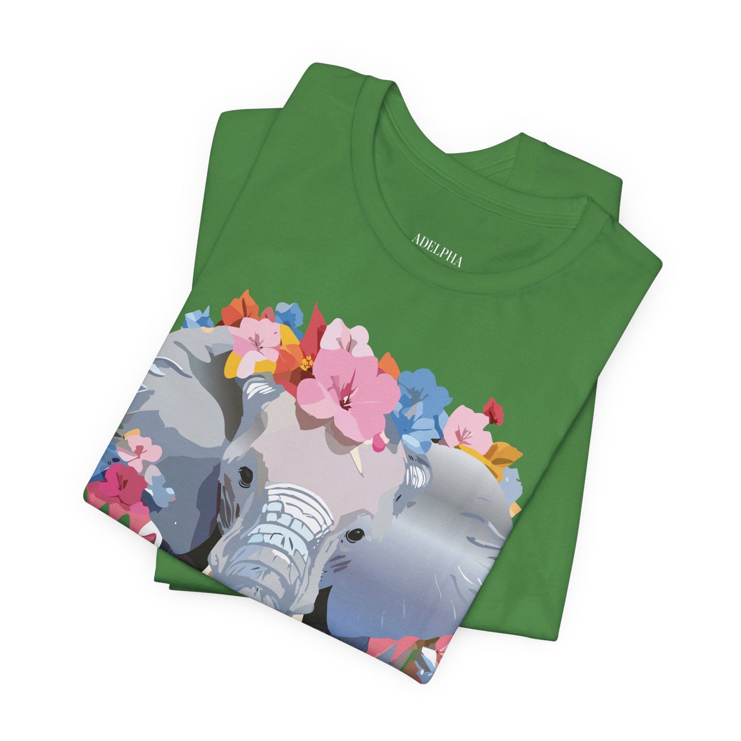 Elephant Graphic Unisex 100 Cotton Jersey Vintage Art Design Tee 6