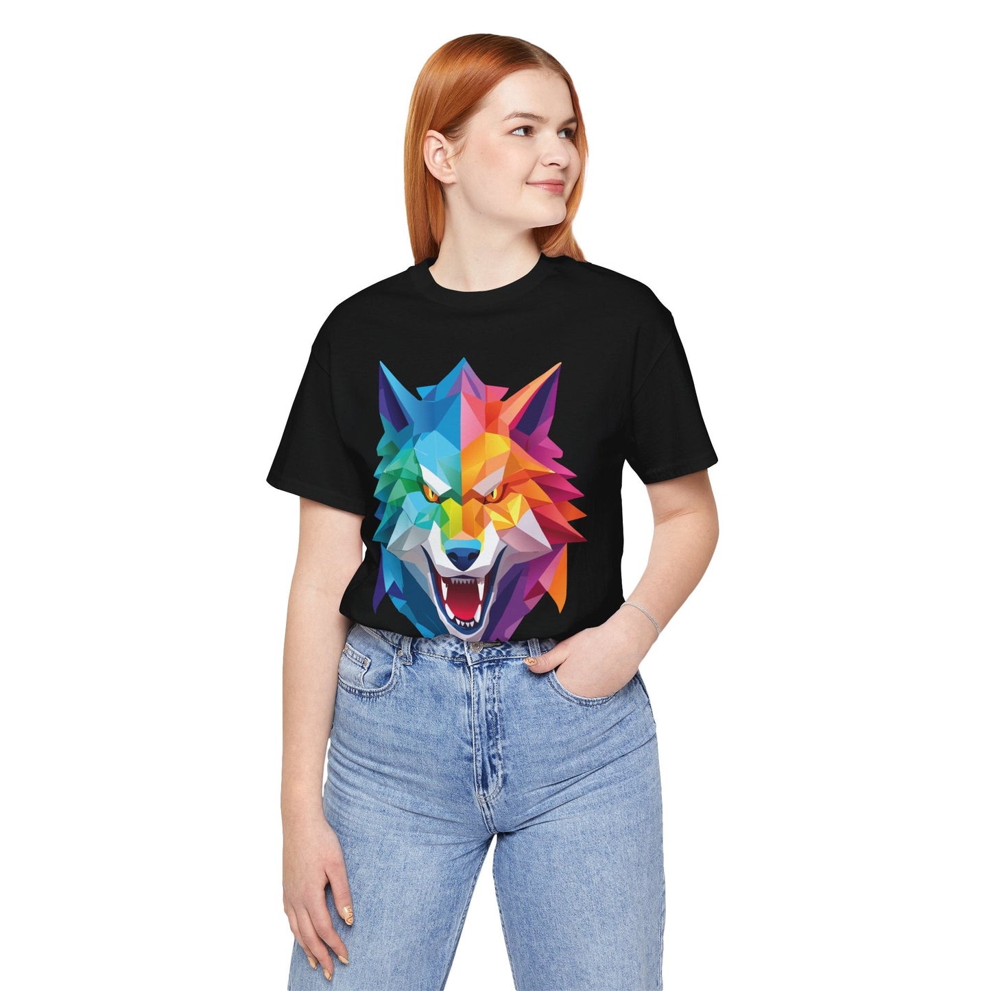 Unisex Animal Shirt Art Design Tee With Animals Wild Animals Shirt Short Sleeve