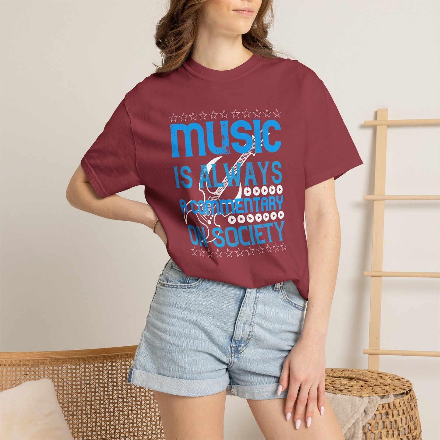 Music Graphic Design Unisex Cotton T-shirt m26