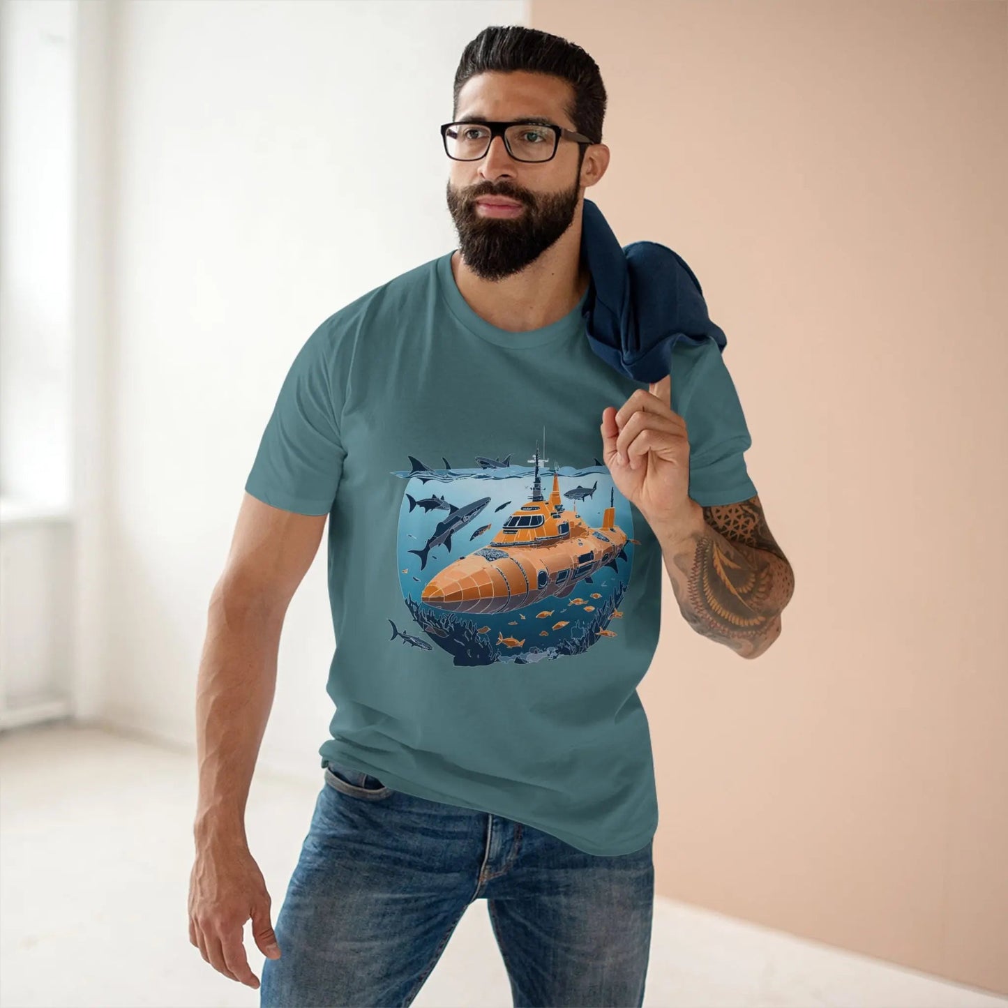 Ocean Coast Graphic Unisex 100 Cotton Staple Tee 21