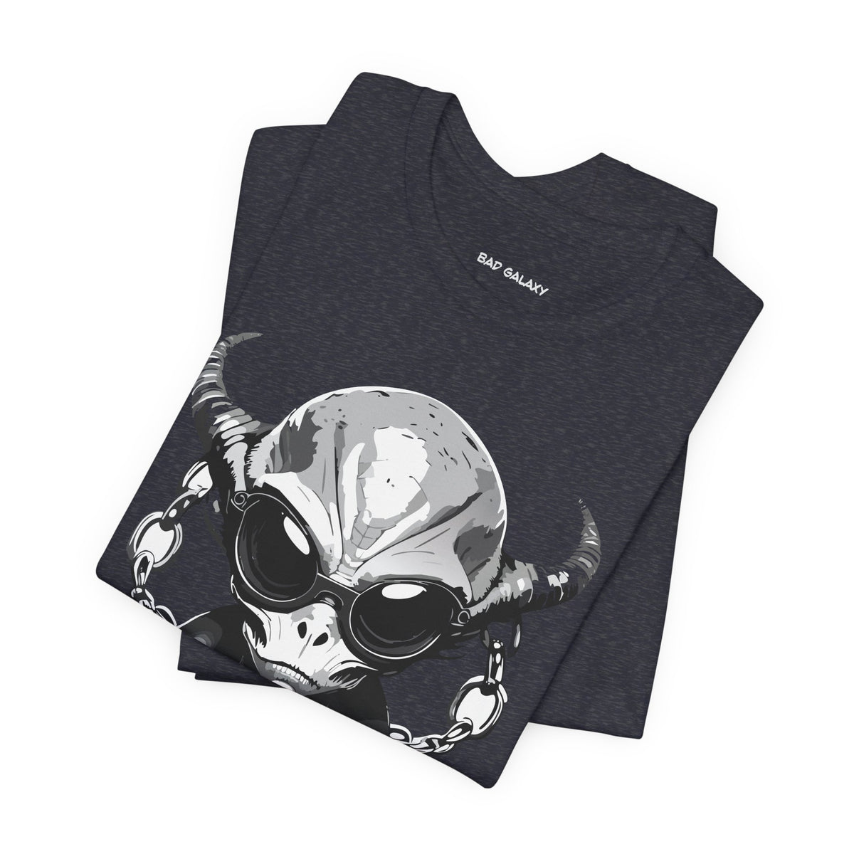 Alien Graphic Unisex Cotton Bella+Canvas Tee with Art Design b68
