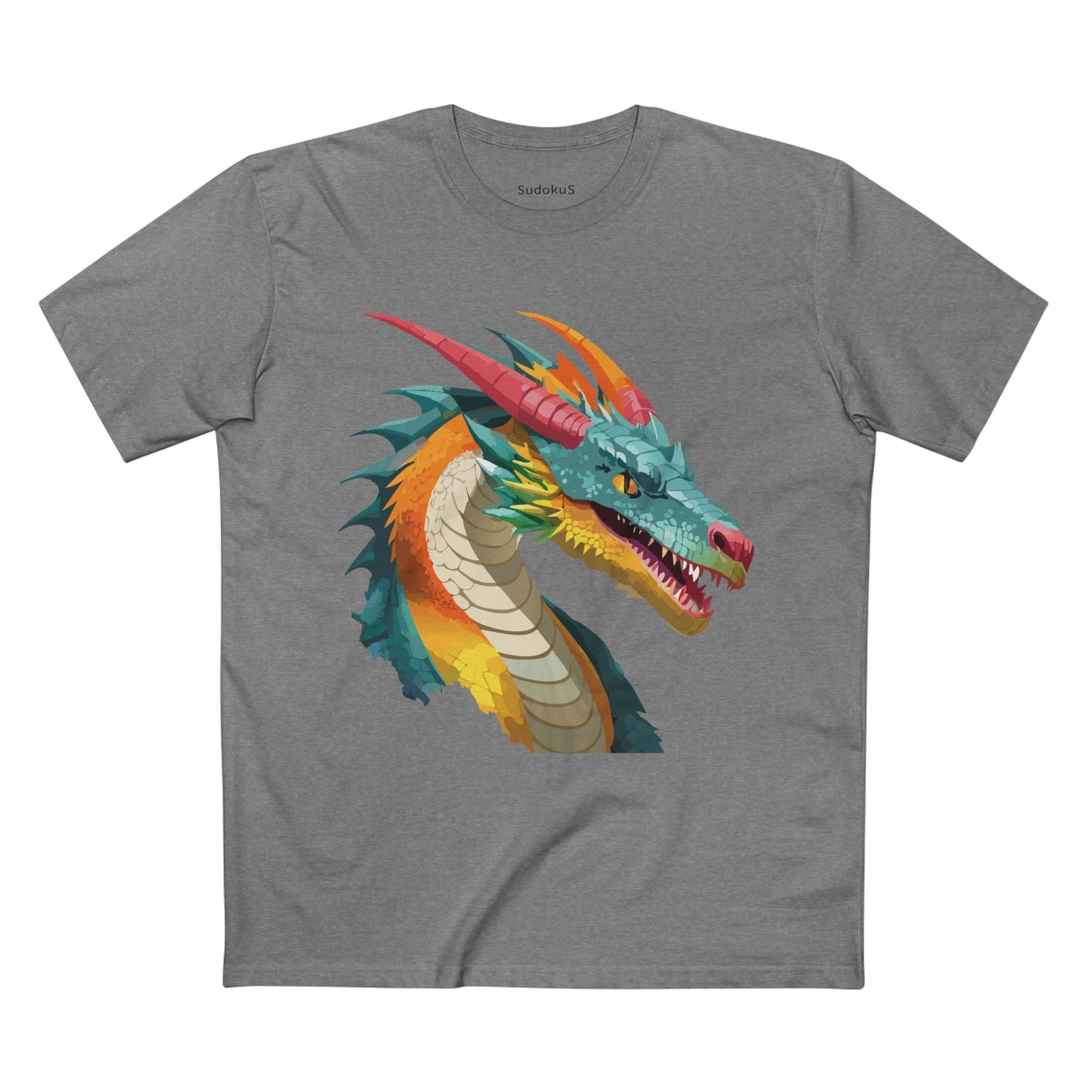 Dragon Graphic Unisex 100 Cotton Staple Tee 11