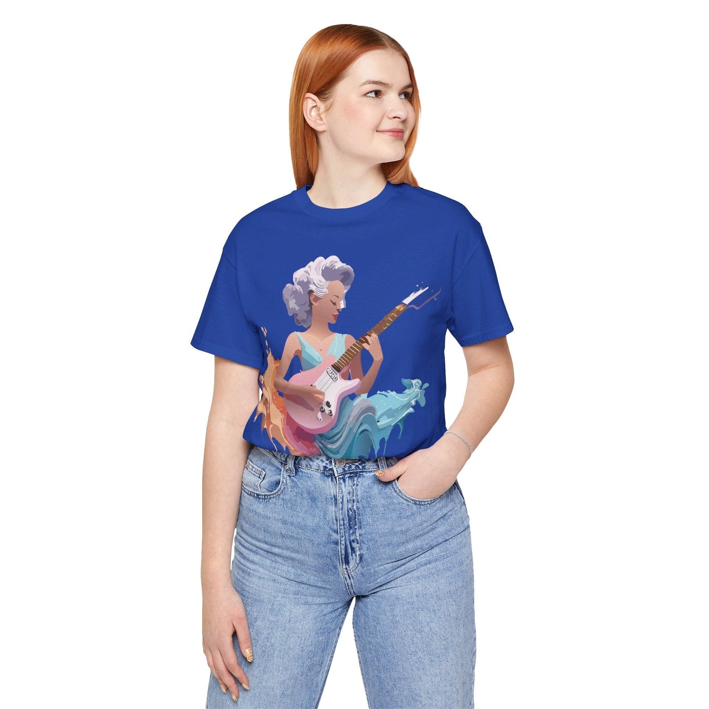 Music Graphic Tee Unisex Jersey Short Sleeve Adelpha Art Design Vintage Inspired Artwork