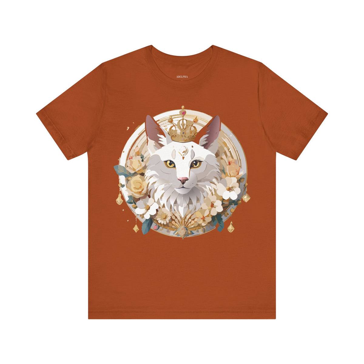 Medallion Graphic Unisex Cotton Bella+Canvas Tee with Art Design d63