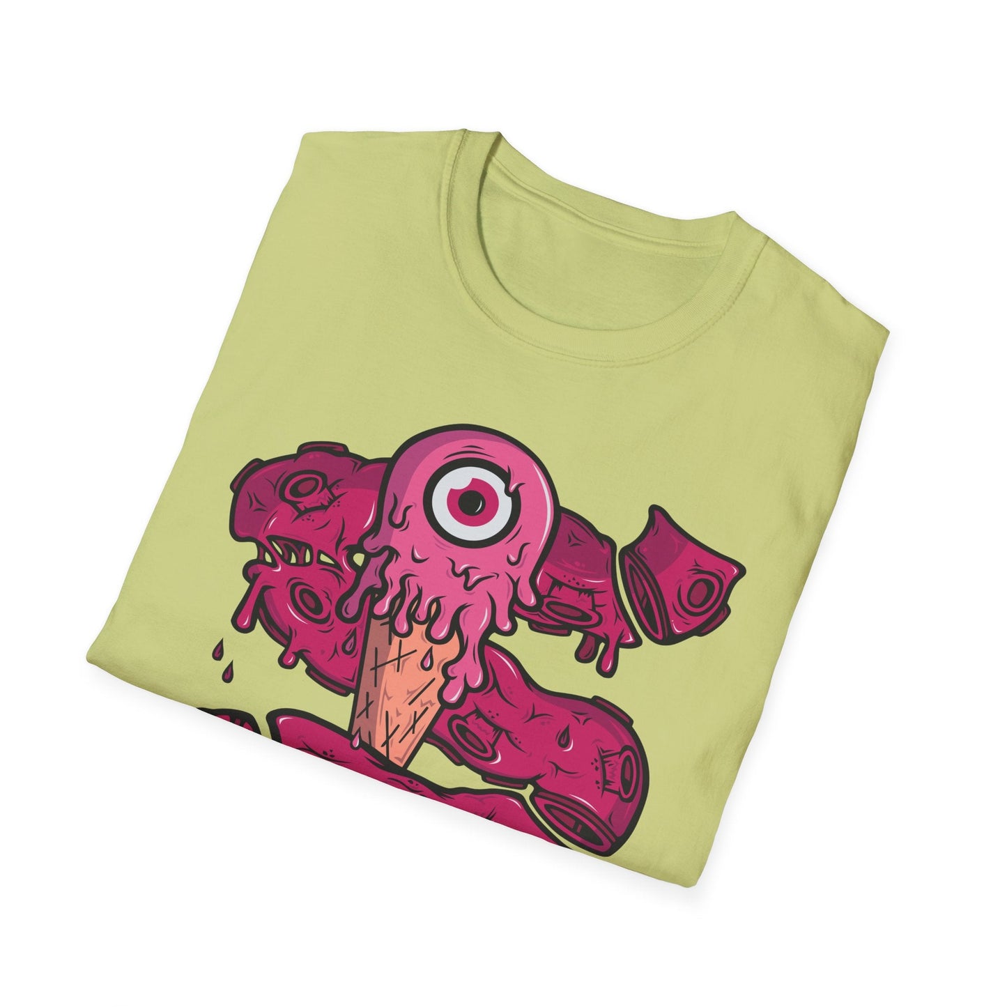 Cartoon T Shirt Animation Tee Funny Graphic Tee Unisex Gildan Softstyle Cotton 64000