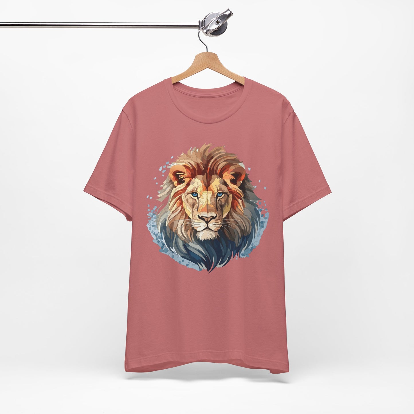 Lion Shirt, Animal Shirt, T-Shirt with Lion, Art Design Tee, Animal Tees, Safari T-Shirt 12