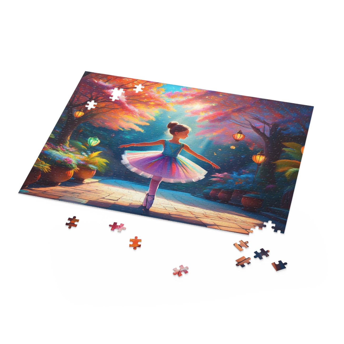 Ballerina Puzzle 500-Chipboard Pieces in Box | Kids Puzzles Size: 16" x 20",  Ages 9+ and Family pn20