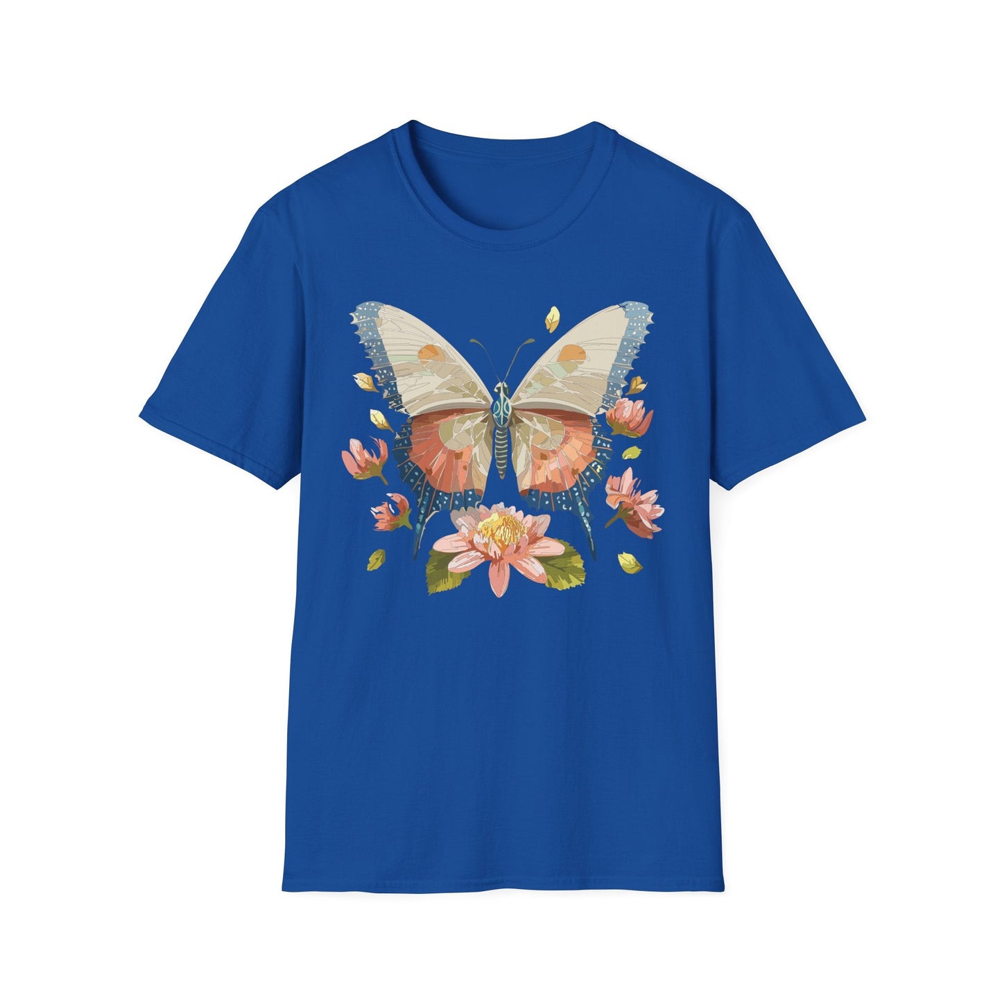 Butterfly Shirt Unisex Softstyle T Shirt Gildan 64000 100 Cotton Monarch Butterfly Gift
