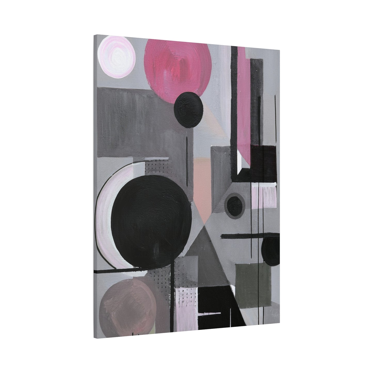 Abstract Geometric Painting Print Canvas 20x24,20x30,24x30 24x32,24x36,30x40 32x48,36x48,40x60 Pine-Wood Inner Frame ABS-42