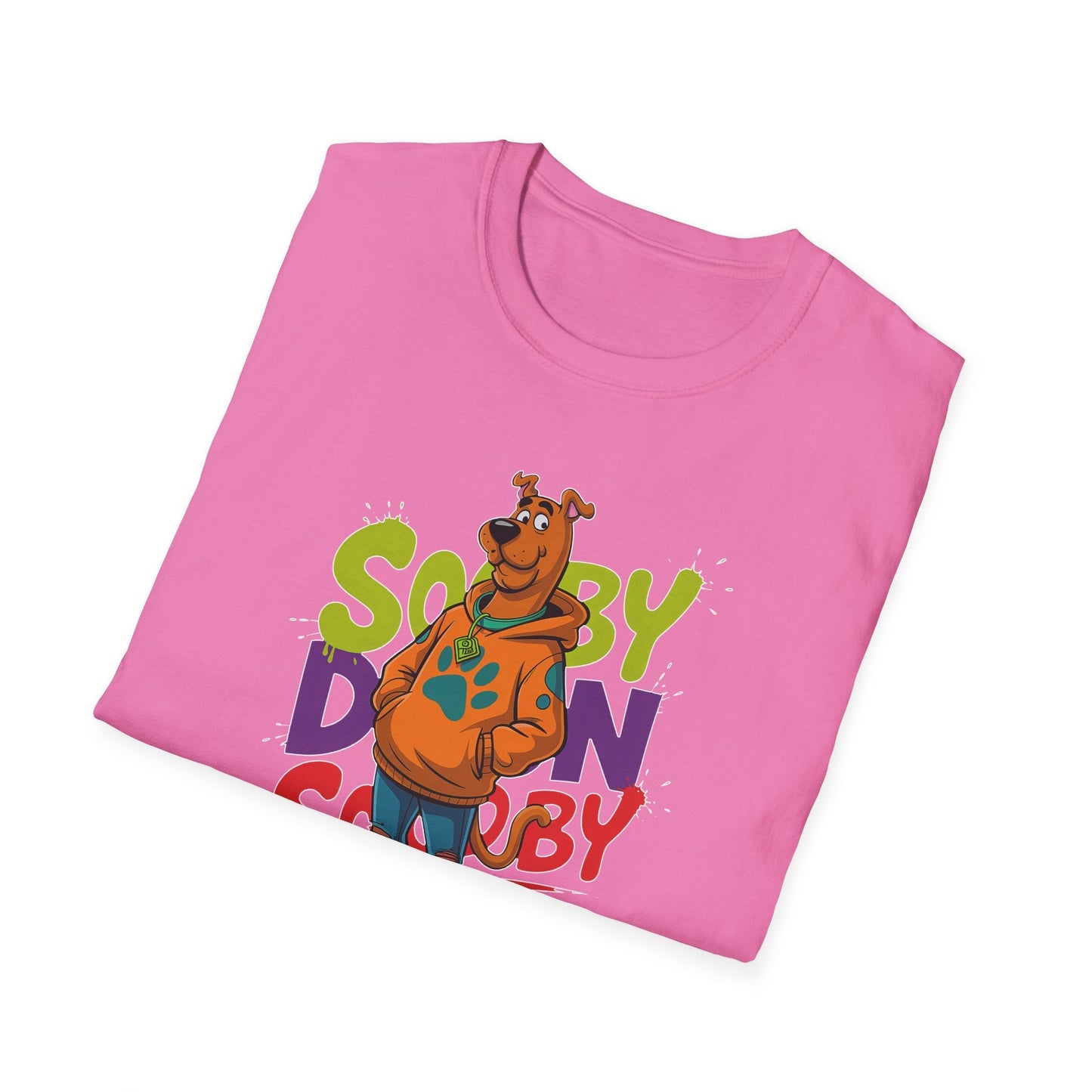 Unisex Cartoon T Shirt With Animation And Funny Animals Tee Gildan Softstyle 64000