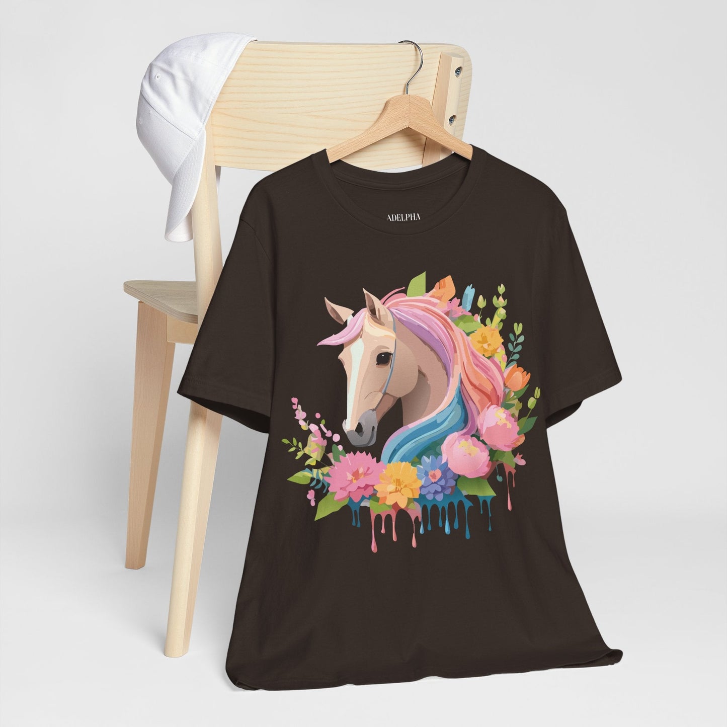 Horse Graphic Unisex 100 Cotton Vintage Animal Art T-Shirt 2
