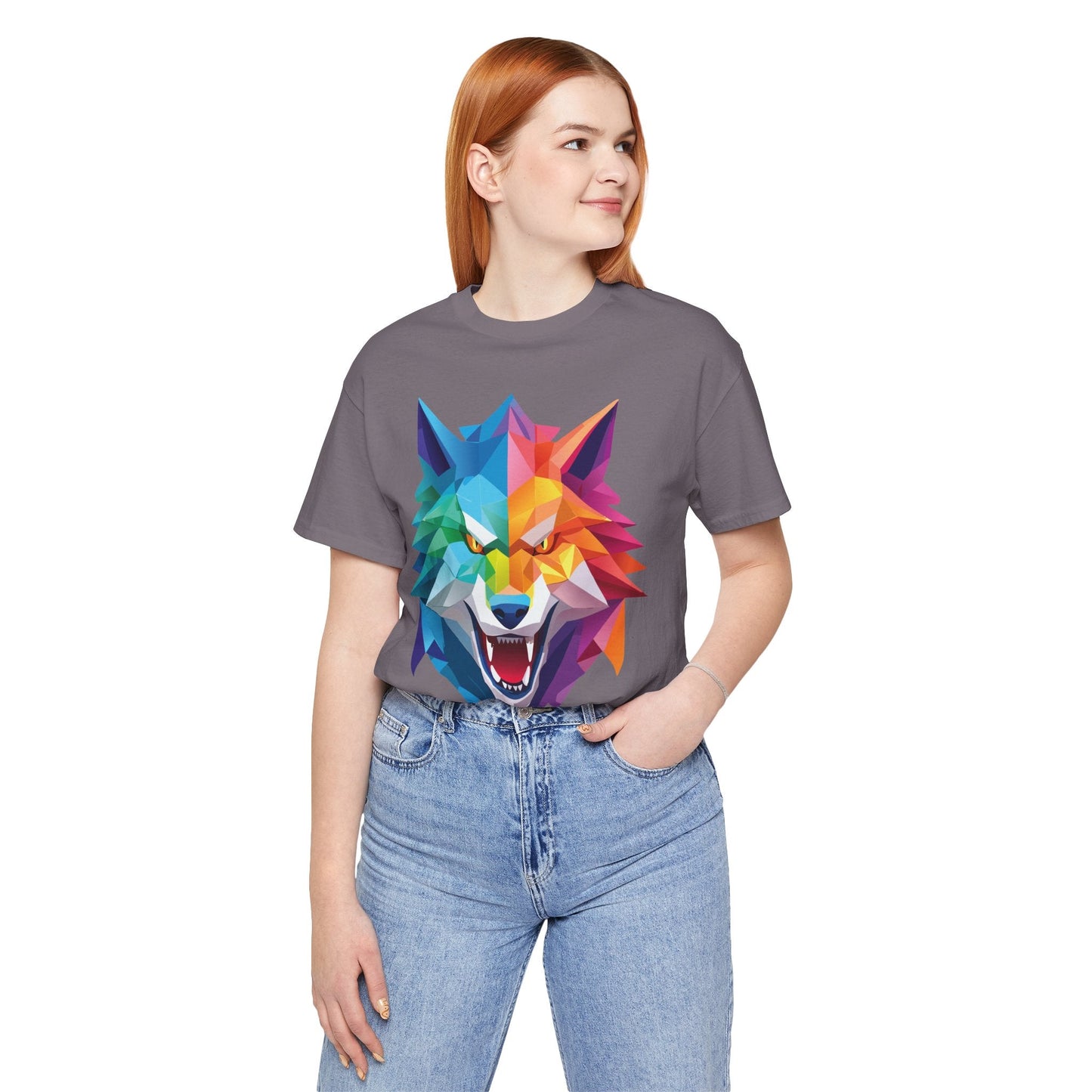 Unisex Animal Shirt Art Design Tee With Animals Wild Animals Shirt Short Sleeve