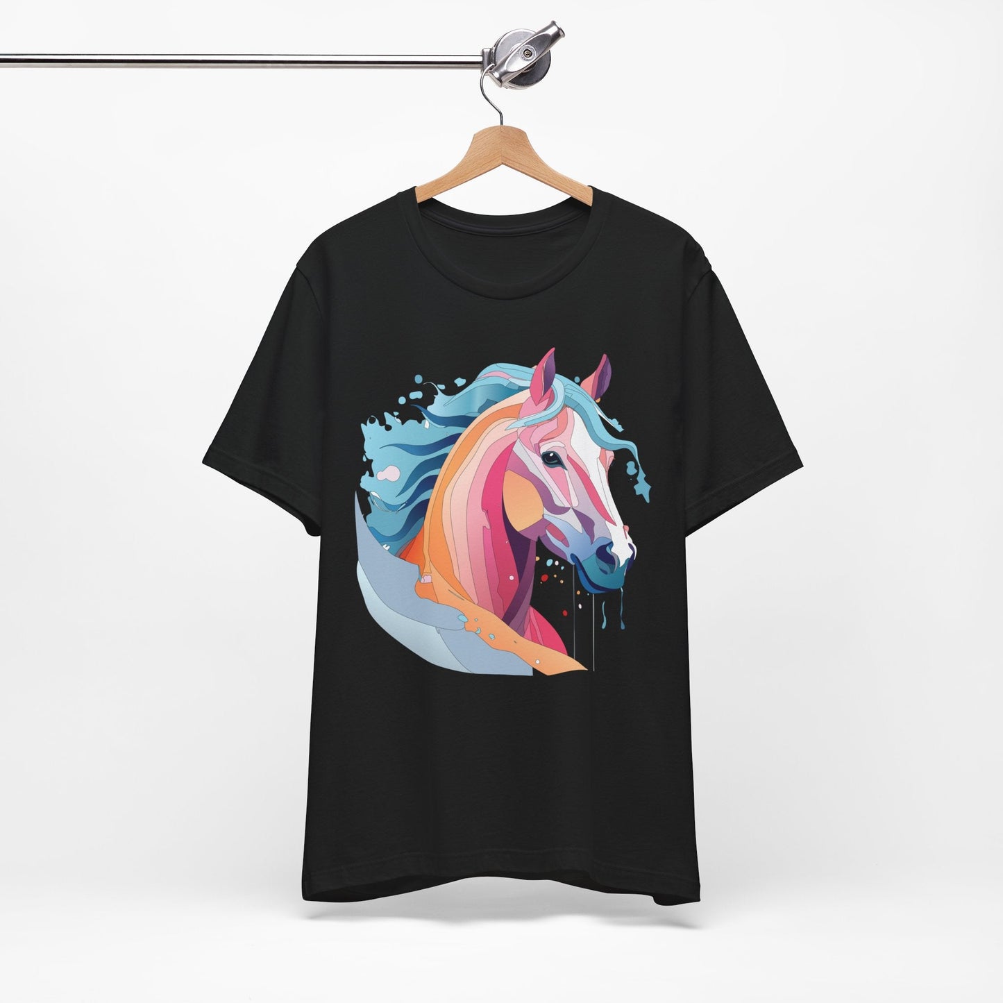 Unisex Animal Tee Shirt With Art Design Wild Animals Short Sleeve Premium Comfort Fit