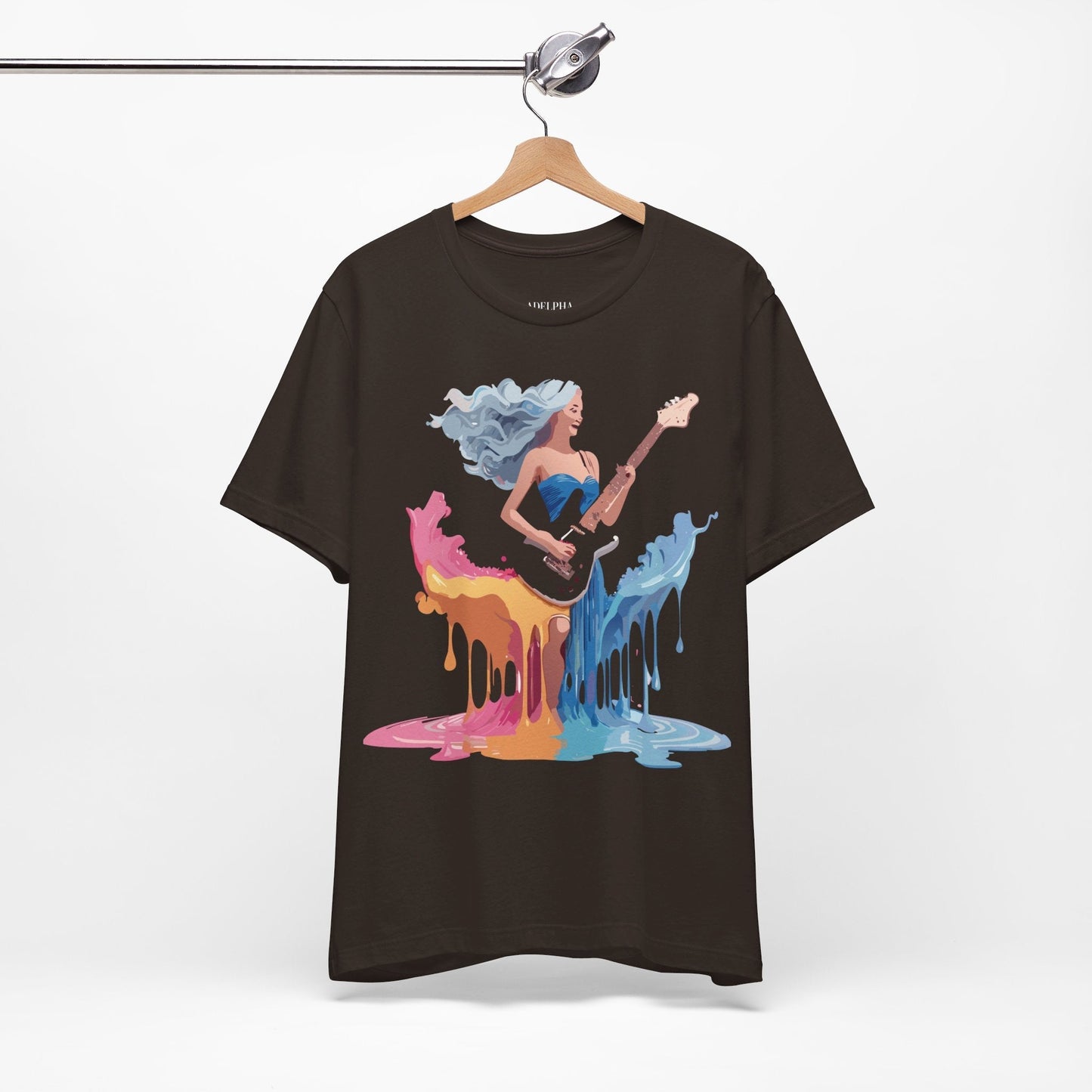 Adelpha Music T Shirt Graphic Tee Unisex Short Sleeve Vintage Inspired Artwork Casual Wear