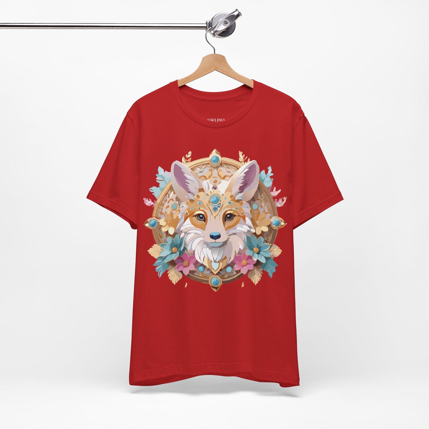 Unisex Graphic Tee From Adelpha Medallion Art Design Vintage Inspired Look Everyday Wear Style
