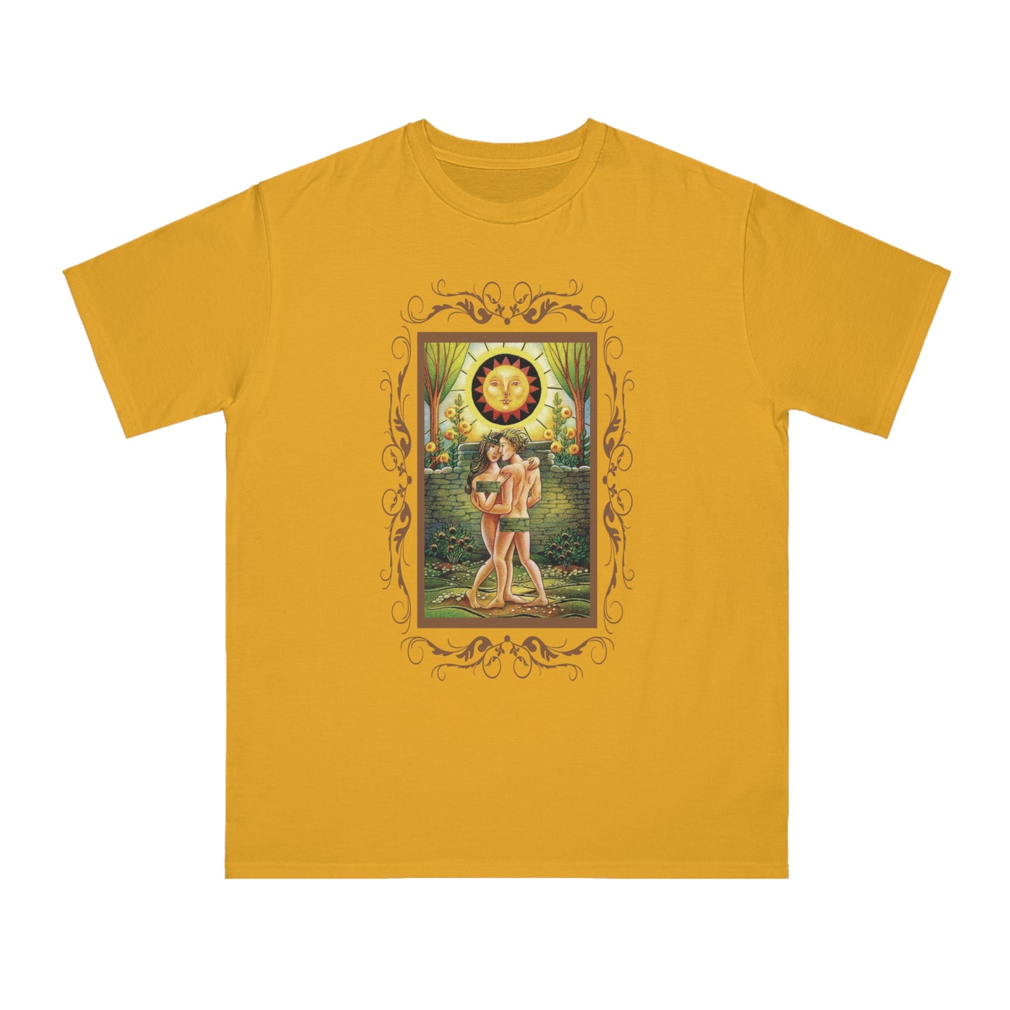 T-Shirt aus Bio-Baumwolle, Unisex, mit Tarotkarten