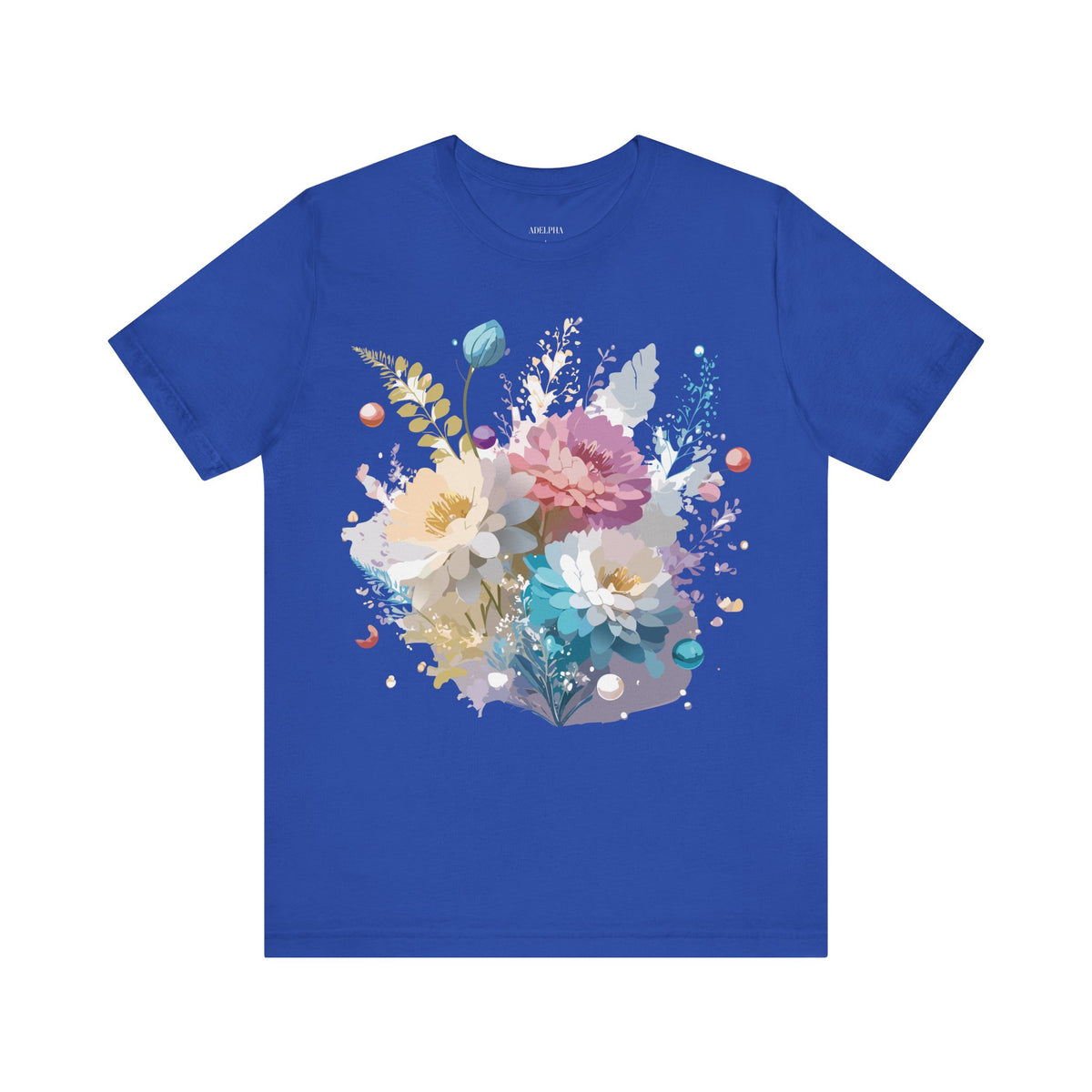 Floral Graphic Tee Shirt - Bella+Canvas Unisex 100 Cotton 7