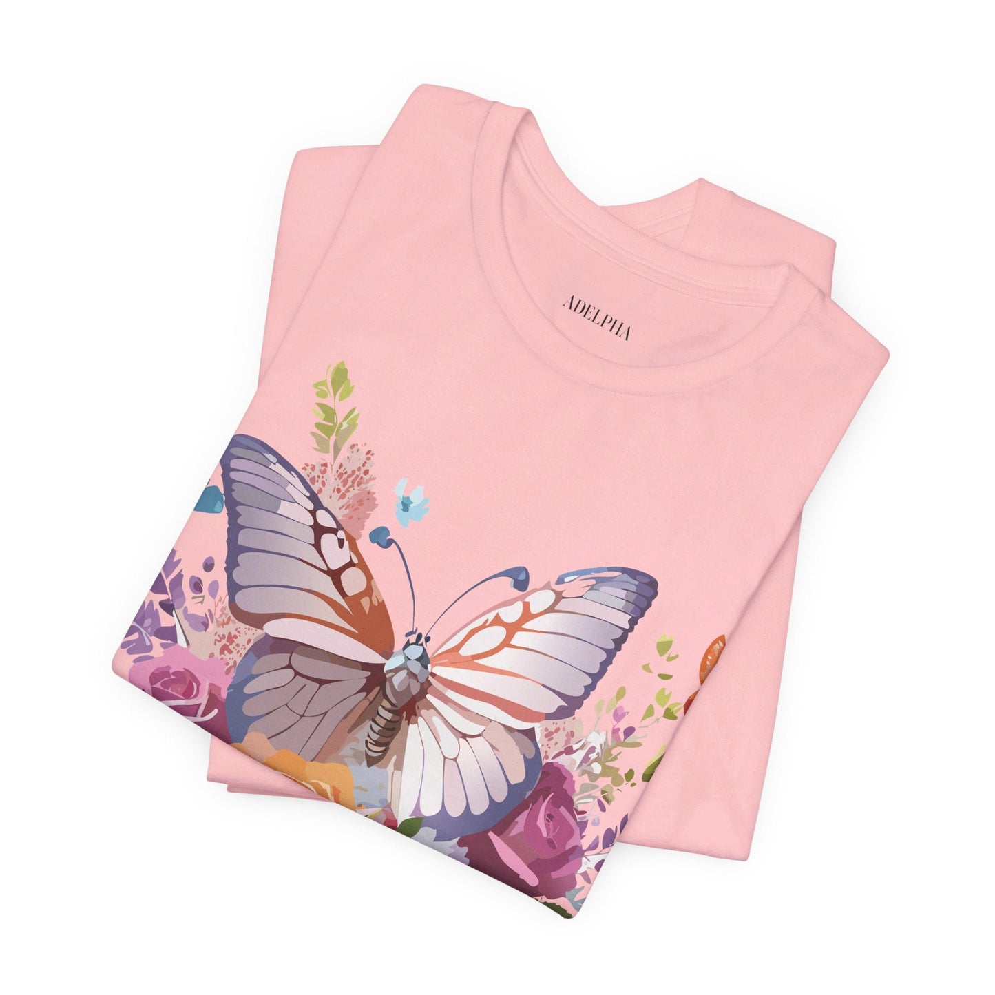 Butterfly Graphic Tee Unisex Jersey Short Sleeve By Adelpha Art Design