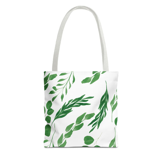 Bolsa de lona con estampados florales 