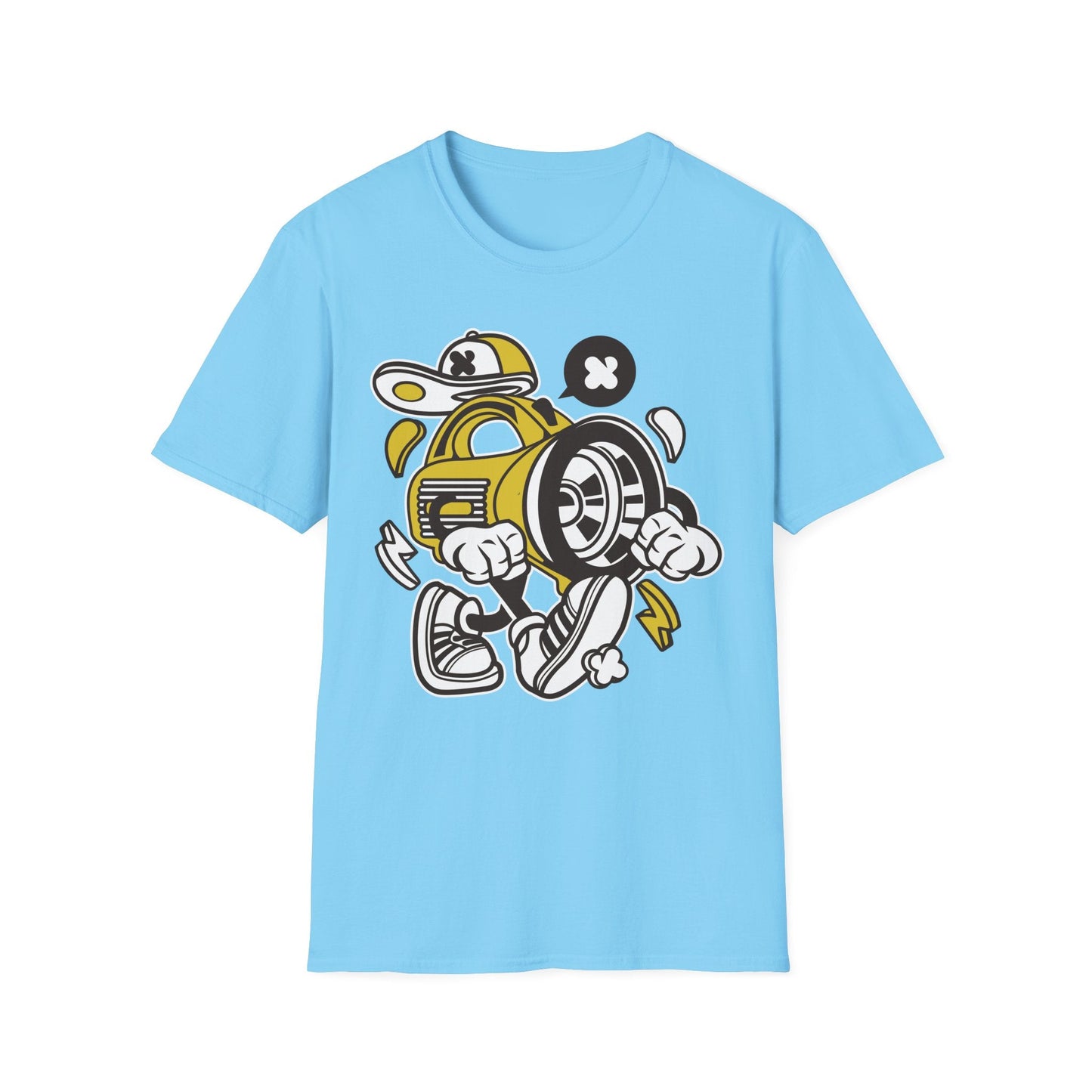 Cartoon T Shirt Animation Tee Funny Tee Unisex Softstyle Cotton Tee Gildan 64000