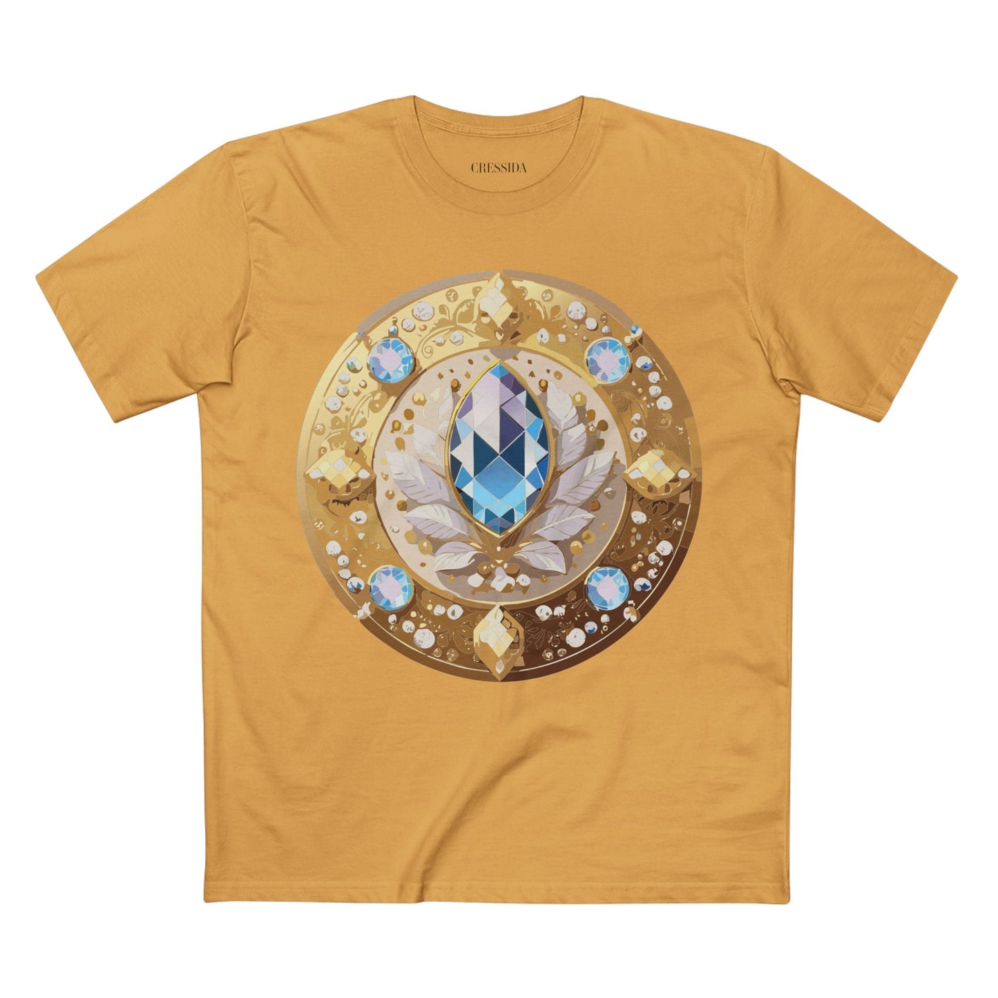 Medallion Graphic T-Shirt Unisex 100 Cotton With Gold Art Design Medal Tee 17