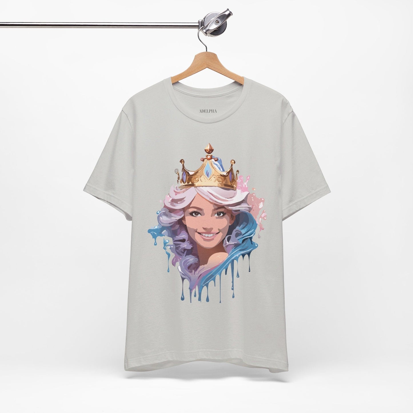 Queen Graphic Tee From Adelpha Vintage Inspired Art Design Unisex Jersey Short Sleeve