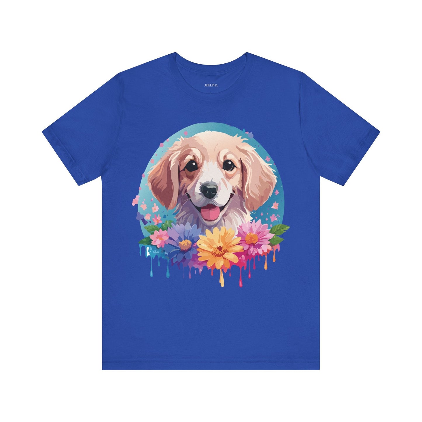 Dog Shirt Unisex Graphic Tee With Original Adelpha Artwork Jersey Short Sleeve Casual Look