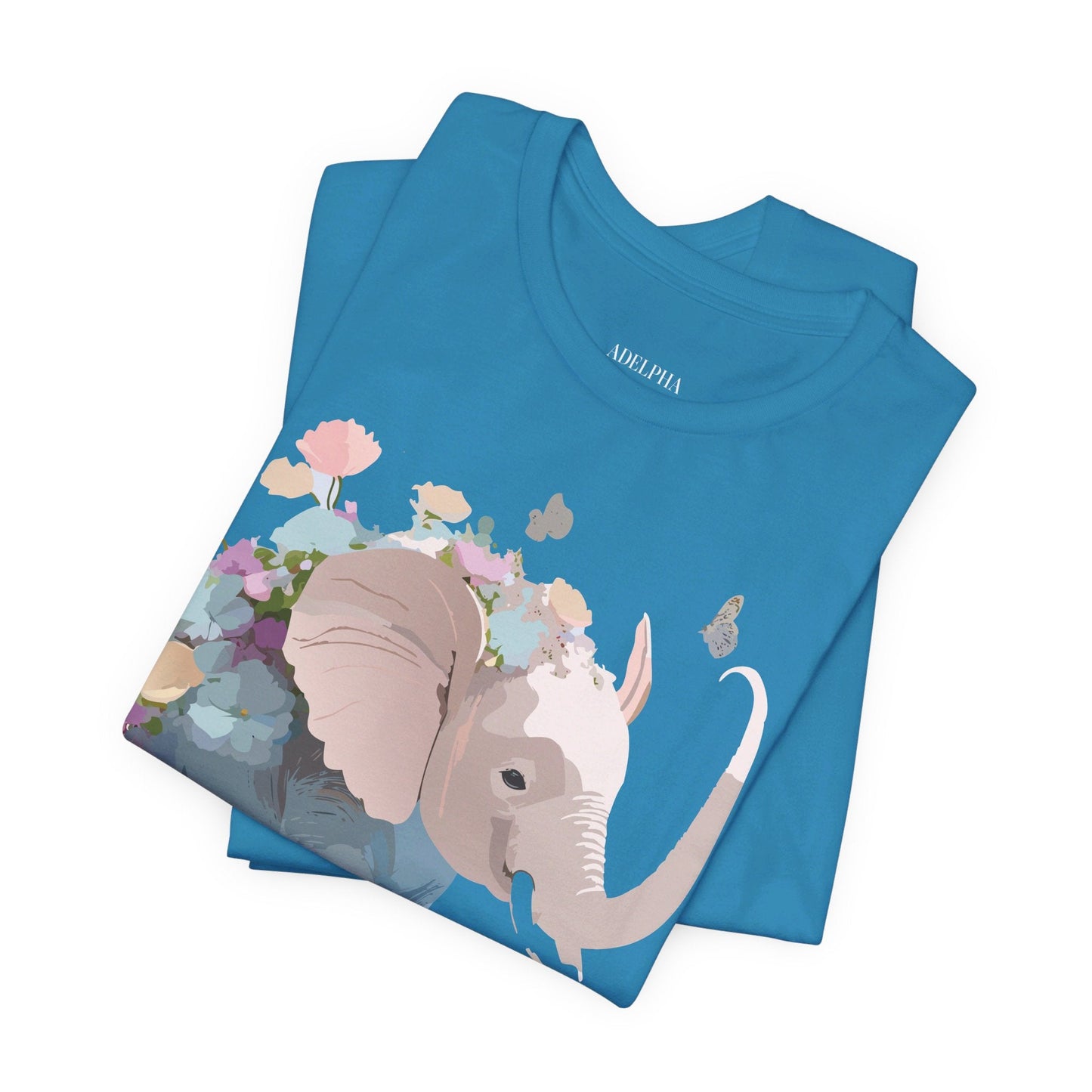 Elephant Graphic Tee Unisex Vintage Inspired Artwork Premium Adelpha Jersey Short Sleeve