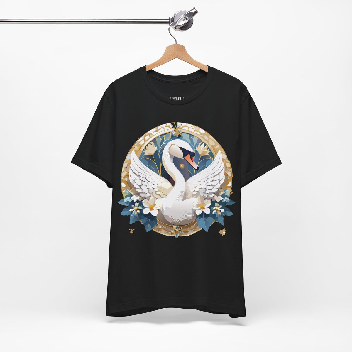 Medallion Graphic Unisex Cotton Bella+Canvas Tee with Art Design d85